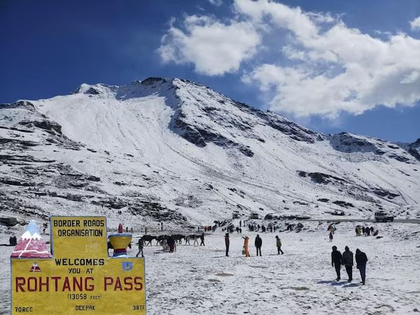 Rohtang Pass Snow Manali